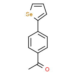 ChemSpider 2D Image | 1-(4-Selenophene-2-ylphenyl)ethanone | C12H10OSe
