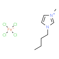 ChemSpider 2D Image | 1-Butyl-3-methylimidazolium Tetrachloroferrate | C8H15Cl4FeN2