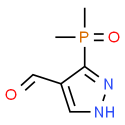 ChemSpider 2D Image | 3-(Dimethylphosphoryl)-1H-pyrazole-4-carbaldehyde | C6H9N2O2P