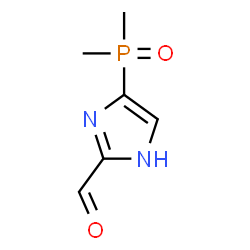 ChemSpider 2D Image | 4-(Dimethylphosphoryl)-1H-imidazole-2-carbaldehyde | C6H9N2O2P