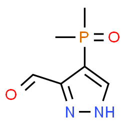 ChemSpider 2D Image | 4-(Dimethylphosphoryl)-1H-pyrazole-3-carbaldehyde | C6H9N2O2P
