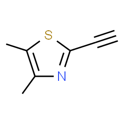 ChemSpider 2D Image | 2-Ethynyl-4,5-dimethyl-1,3-thiazole | C7H7NS