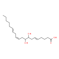 ChemSpider 2D Image | (5E,11Z,14E)-8,9-Dihydroxy-5,11,14-icosatrienoic acid | C20H34O4