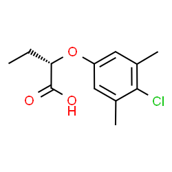 ChemSpider 2D Image | (2S)-2-(4-Chloro-3,5-dimethylphenoxy)butanoic acid | C12H15ClO3