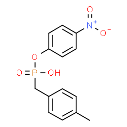 ChemSpider 2D Image | 4-Nitrophenyl hydrogen (4-methylbenzyl)phosphonate | C14H14NO5P
