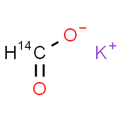 ChemSpider 2D Image | Potassium (~14~C)formate | 14CHKO2