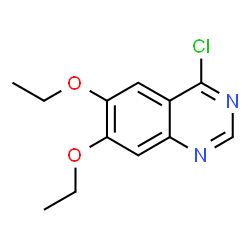 ChemSpider 2D Image | 4-Chloro-6,7-diethoxyquinazoline | C12H13ClN2O2