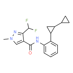 ChemSpider 2D Image | Sedaxane | C18H19F2N3O