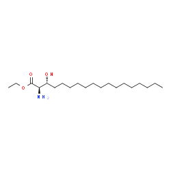 ChemSpider 2D Image | Ethyl (2R,3R)-2-amino-3-hydroxyoctadecanoate | C20H41NO3