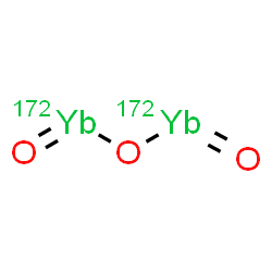 ChemSpider 2D Image | oxo(oxoytterbiooxy)ytterbium-172 | O3172Yb2