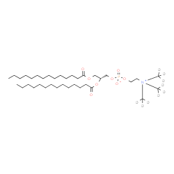 ChemSpider 2D Image | (2R)-2,3-Bis(tetradecanoyloxy)propyl 2-{tris[(~2~H_3_)methyl]ammonio}ethyl phosphate | C36H63D9NO8P