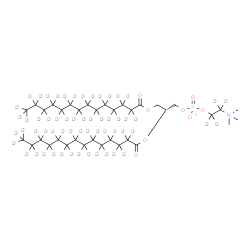 ChemSpider 2D Image | (2R)-2,3-Bis[(~2~H_27_)tetradecanoyloxy]propyl 2-(trimethylammonio)(~2~H_4_)ethyl phosphate | C36H14D58NO8P