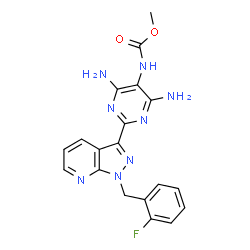 ChemSpider 2D Image | Nelociguat | C19H17FN8O2