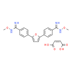 ChemSpider 2D Image | Pafuramidine maleate | C24H24N4O7