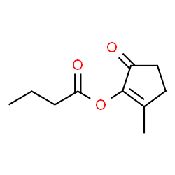 ChemSpider 2D Image | 2-Methyl-5-oxo-1-cyclopenten-1-yl butyrate | C10H14O3