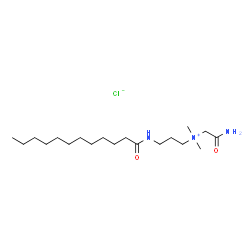 ChemSpider 2D Image | LAURAMIDOPROPYL ACETAMIDODIMONIUM CHLORIDE | C19H40ClN3O2