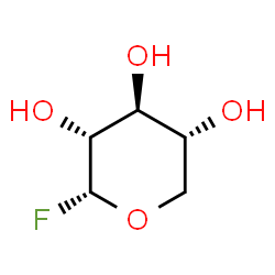 ChemSpider 2D Image | alpha-D-Xylopyranosyl fluoride | C5H9FO4