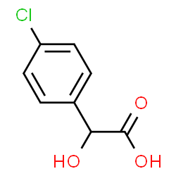 ChemSpider 2D Image | 4-Chloromandelic acid | C8H7ClO3