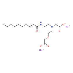 ChemSpider 2D Image | Disodium caproamphodiacetate | C18H32N2Na2O6