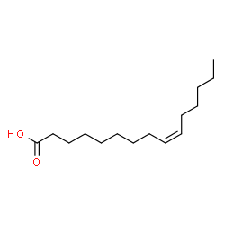 ChemSpider 2D Image | (Z)-9-Pentadecenoic acid | C15H28O2