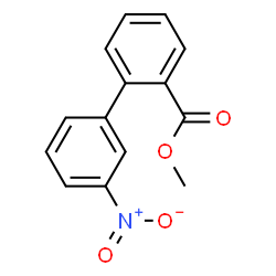ChemSpider 2D Image | Methyl 3'-nitro-2-biphenylcarboxylate | C14H11NO4