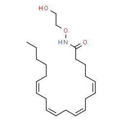 ChemSpider 2D Image | oxy-Arachidonoyl Ethanolamide | C22H37NO3