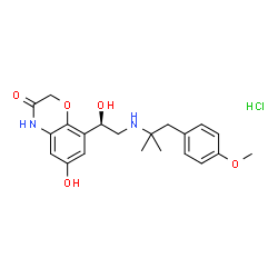 ChemSpider 2D Image | Olodaterol hydrochloride | C21H27ClN2O5