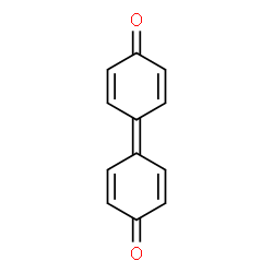ChemSpider 2D Image | [Bi-2,5-cyclohexadien-1-ylidene]-4,4'-dione | C12H8O2