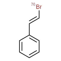 ChemSpider 2D Image | [(E)-2-(~76~Br)Bromovinyl]benzene | C8H776Br