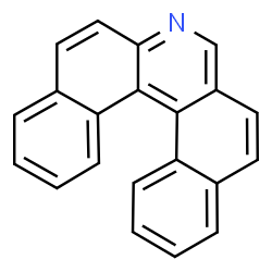 ChemSpider 2D Image | Dibenzo[a,k]phenanthridine | C21H13N