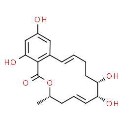 ChemSpider 2D Image | (-)-Aigialomycin D | C18H22O6