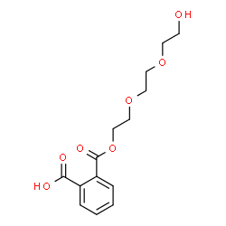ChemSpider 2D Image | 2-({2-[2-(2-Hydroxyethoxy)ethoxy]ethoxy}carbonyl)benzoic acid | C14H18O7