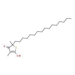ChemSpider 2D Image | 2-Hexadecyl-5-hydroxy-2,4-dimethyl-3(2H)-thiophenone | C22H40O2S