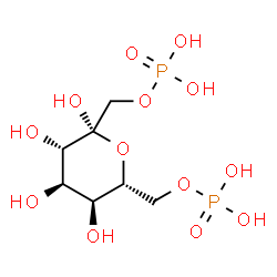 ChemSpider 2D Image | 6-O-Phosphono-1-C-[(phosphonooxy)methyl]-beta-D-altropyranose | C7H16O13P2