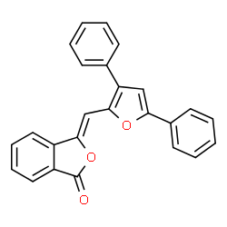 ChemSpider 2D Image | (3Z)-3-[(3,5-Diphenyl-2-furyl)methylene]-2-benzofuran-1(3H)-one | C25H16O3