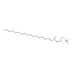 ChemSpider 2D Image | (2S)-1-[(4R)-2,2-Dimethyl-1,3-dioxolan-4-yl]-2-nonadecanol | C24H48O3