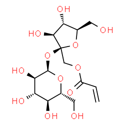 ChemSpider 2D Image | 1-O-Acryloyl-beta-D-fructofuranosyl alpha-D-glucopyranoside | C15H24O12