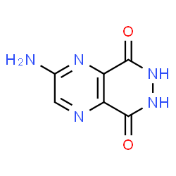 ChemSpider 2D Image | 2-Amino-6,7-dihydropyrazino[2,3-d]pyridazine-5,8-dione | C6H5N5O2