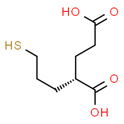 ChemSpider 2D Image | (S)-2-(3-Mercaptopropyl)pentanedioic Acid | C8H14O4S