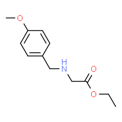 ChemSpider 2D Image | Ethyl N-(4-methoxybenzyl)glycinate | C12H17NO3