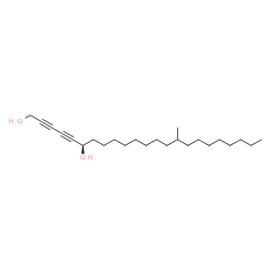ChemSpider 2D Image | (6R)-15-Methyl-2,4-tricosadiyne-1,6-diol | C24H42O2