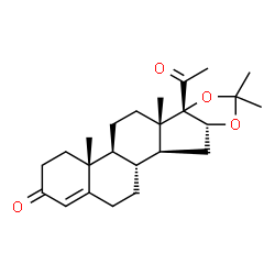 ChemSpider 2D Image | algestone acetonide | C24H34O4