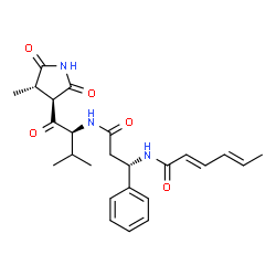 ChemSpider 2D Image | moiramide B | C25H31N3O5