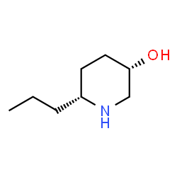 ChemSpider 2D Image | (3S,6R)-6-Propyl-3-piperidinol | C8H17NO