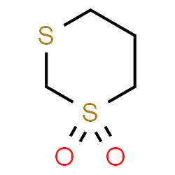 ChemSpider 2D Image | 1,3-Dithiane 1,1-dioxide | C4H8O2S2