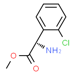 ChemSpider 2D Image | L-2-Chlorophenylglycine methyl ester | C9H10ClNO2