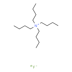 ChemSpider 2D Image | N,N,N-Tributyl-1-butanaminium (~18~F)fluoride | C16H3618FN