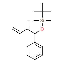 ChemSpider 2D Image | Dimethyl[(2-methylene-1-phenyl-3-buten-1-yl)oxy](2-methyl-2-propanyl)silane | C17H26OSi