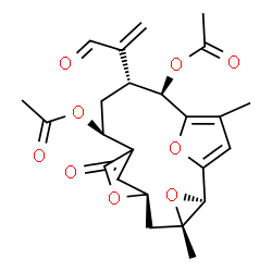 ChemSpider 2D Image | bipinnatin d | C24H26O9