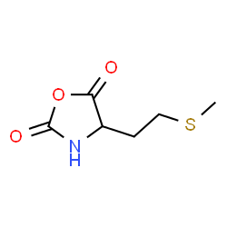 ChemSpider 2D Image | 4-[2-(Methylthio)ethyl]-2,5-oxazolidinedione | C6H9NO3S